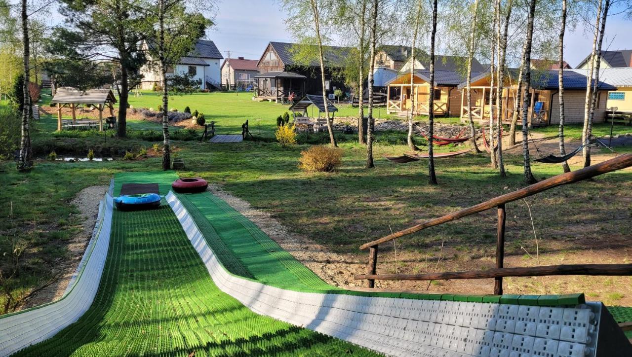 Vip Village Las Woda Rower - Podgrzewany Basen, Balia, Sauna Miedzierza Εξωτερικό φωτογραφία