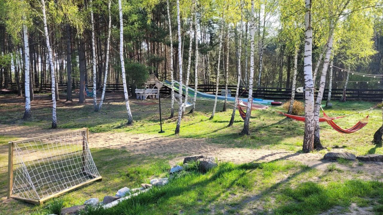Vip Village Las Woda Rower - Podgrzewany Basen, Balia, Sauna Miedzierza Εξωτερικό φωτογραφία