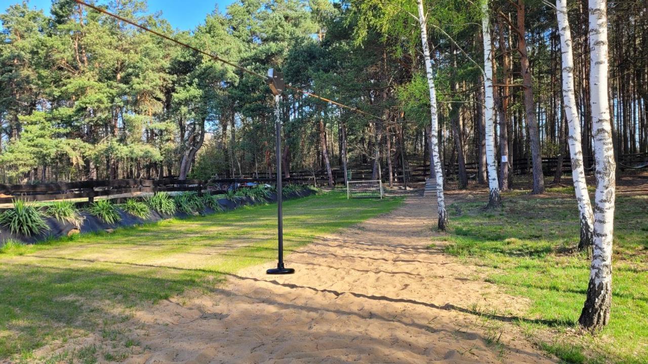 Vip Village Las Woda Rower - Podgrzewany Basen, Balia, Sauna Miedzierza Εξωτερικό φωτογραφία