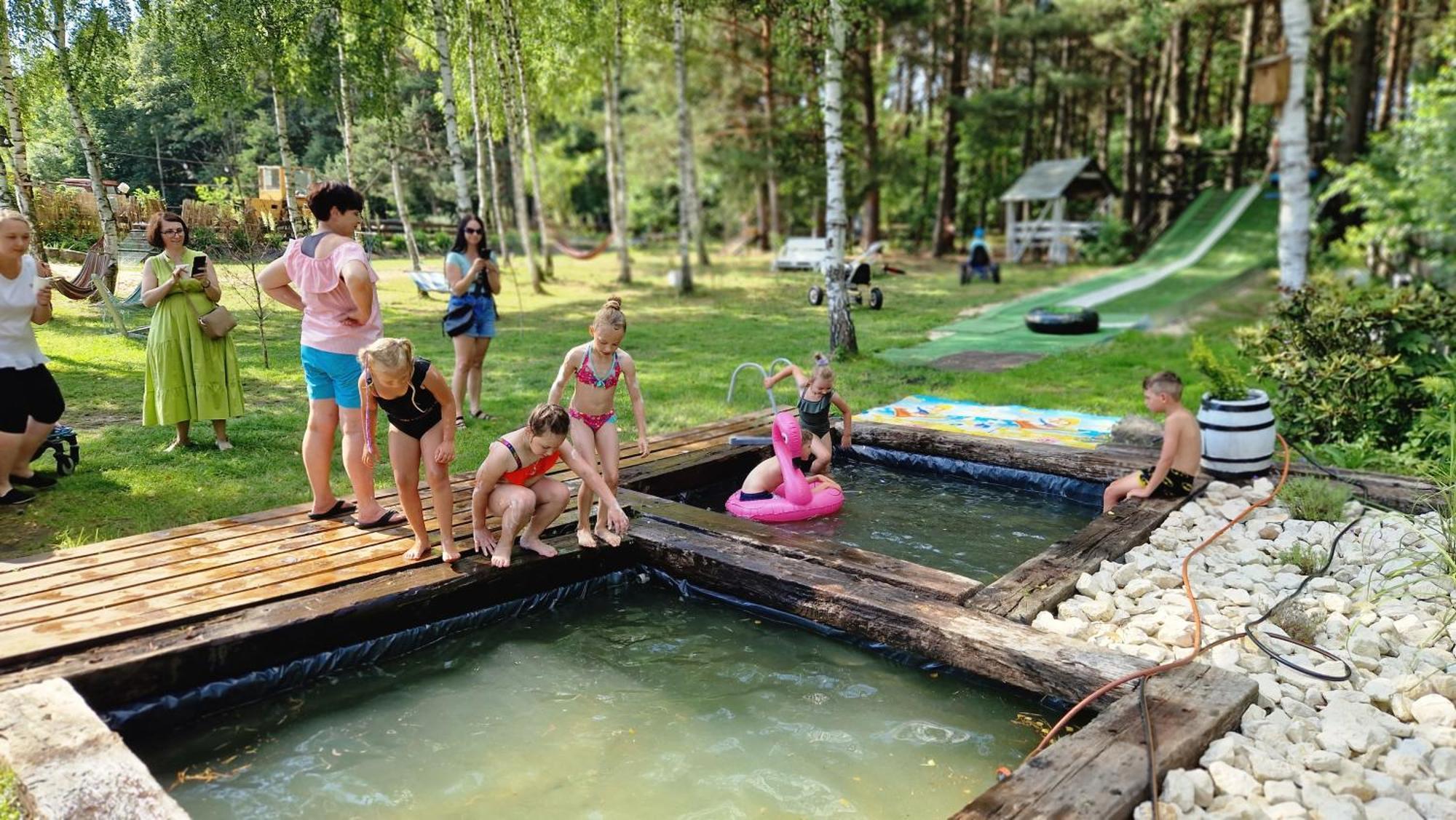 Vip Village Las Woda Rower - Podgrzewany Basen, Balia, Sauna Miedzierza Εξωτερικό φωτογραφία