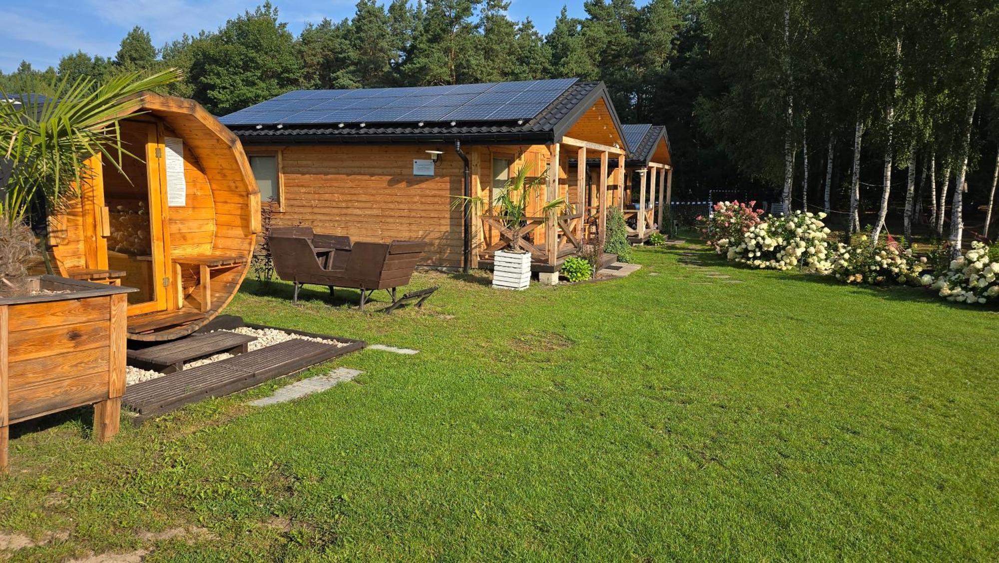 Vip Village Las Woda Rower - Podgrzewany Basen, Balia, Sauna Miedzierza Εξωτερικό φωτογραφία