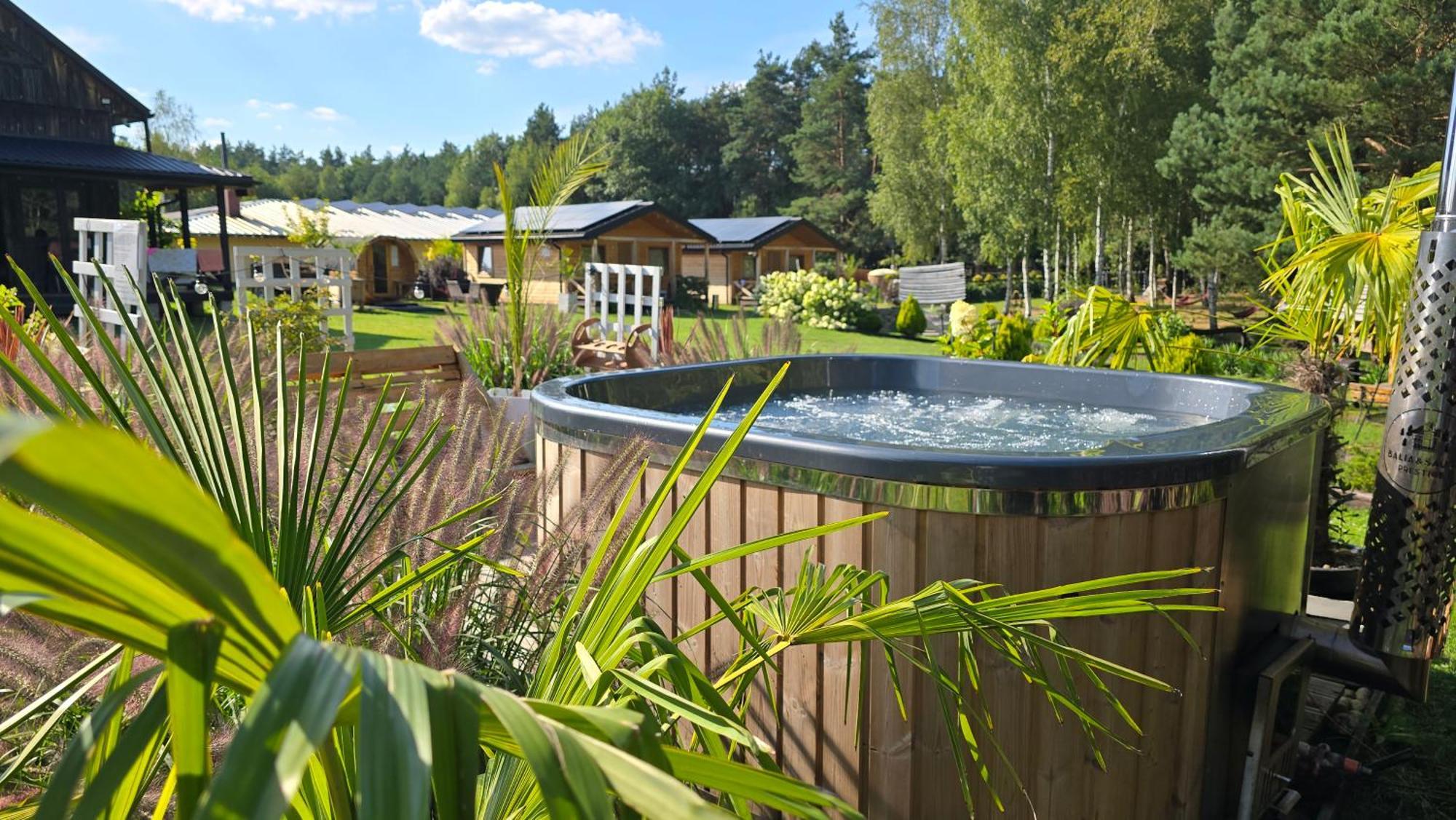Vip Village Las Woda Rower - Podgrzewany Basen, Balia, Sauna Miedzierza Εξωτερικό φωτογραφία
