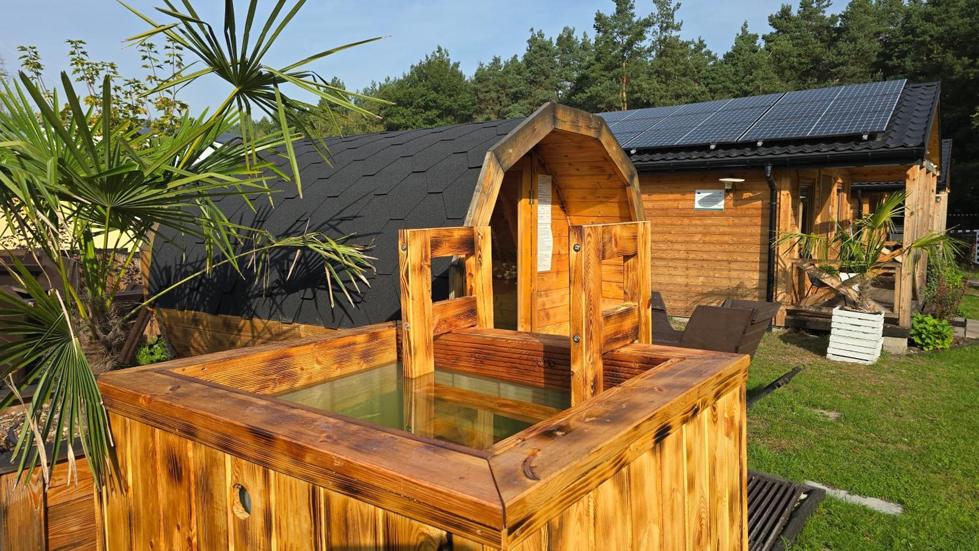 Vip Village Las Woda Rower - Podgrzewany Basen, Balia, Sauna Miedzierza Εξωτερικό φωτογραφία